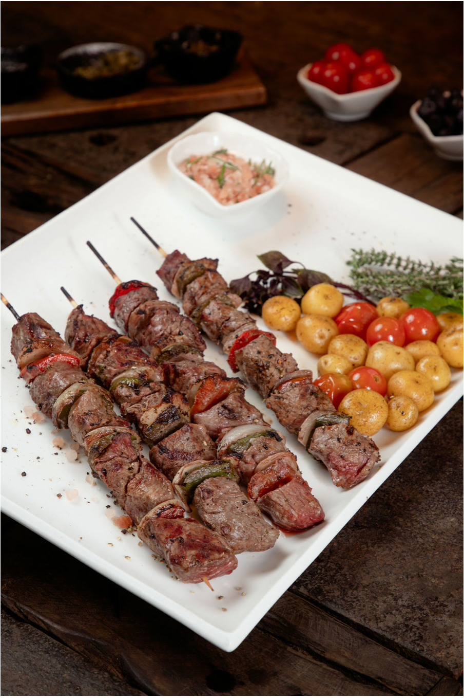 Brocheta de res